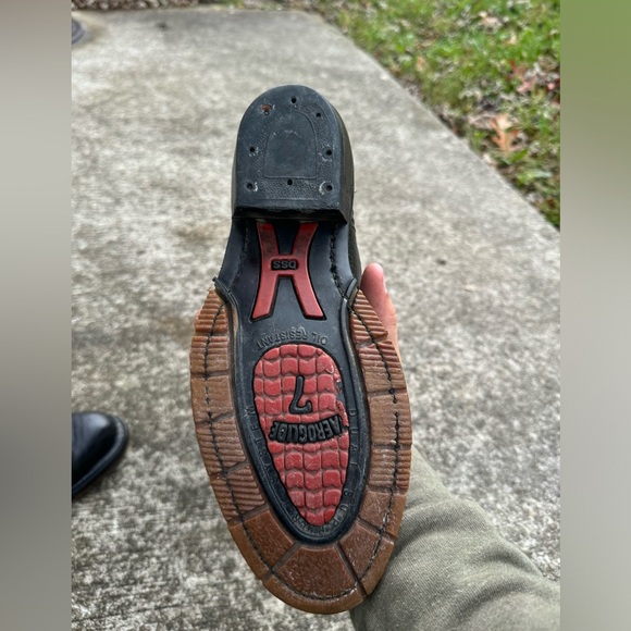 Double H Buckaroo Cowboy Boots 1518 Made in USA size 8 EUC - Picture 9 of 13